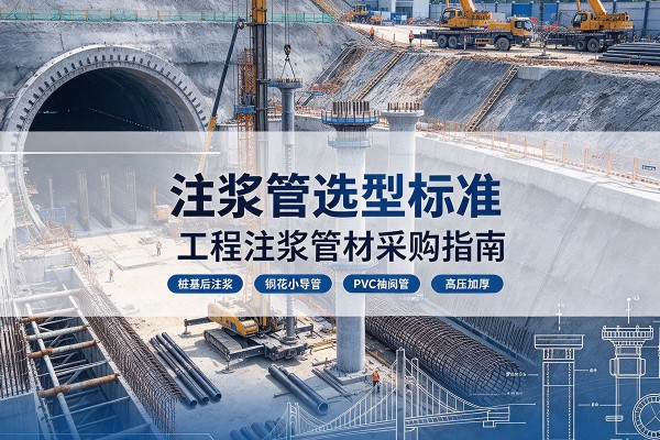化德注浆管选型标准