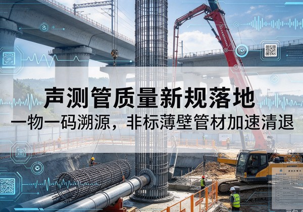 化德声测管质量新规落地，一物一码溯源，非标薄壁管材加速清退